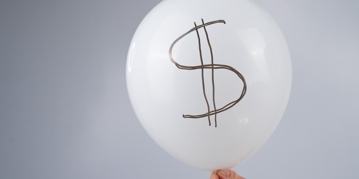 AdobeStock Debt balloon